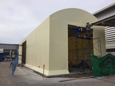 รับสร้างโดมเต็นท์ผ้าใบโกดัง